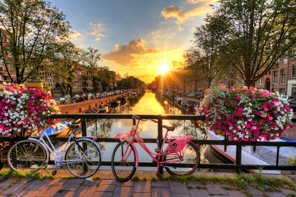 fahrrad kanal holland