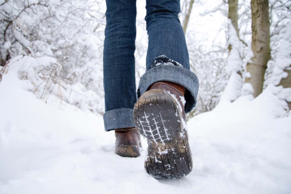 schuhe im schnee