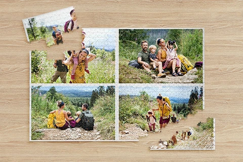 Collage‑Puzzle